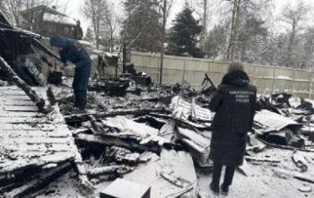11-летний ребенок погиб при пожаре в Токсово